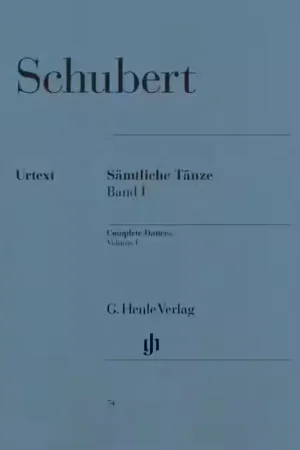 Achetez dès aujourd'hui - Henle Verlag Schubert F. - Complete Dances Volume I