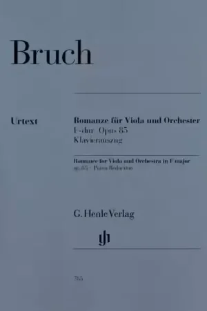 Henle Verlag Bruch M. - Romance For Viola And Orchestra F Major Op. 85 - Excellente qualité