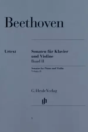 Henle Verlag Beethoven L.V. - Sonatas For Piano And Violin Volume Ii - Haute qualité
