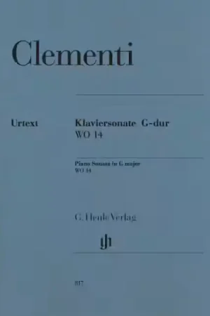 Livraison express - Henle Verlag CLEMENTI M. - PIANO SONATA G MAJOR WO 14 - PIANO