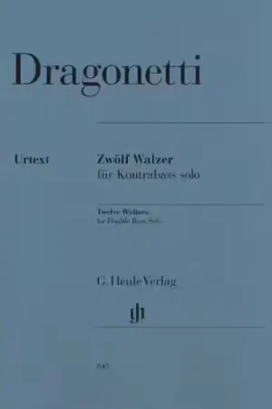 Henle Verlag Dragonetti D. - Twelve Waltzes For Double Bass Solo | Super prix