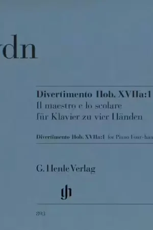Plus que quelques pièces | Henle Verlag Haydn - Divertimento "il Maestro E Lo Scolare" Hob. Xviia:1 - Piano (4 Hets)
