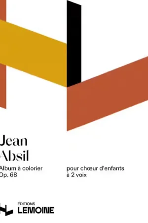 Produit phare | Lemoine Absil Jean - Album À Colorier Op.68
