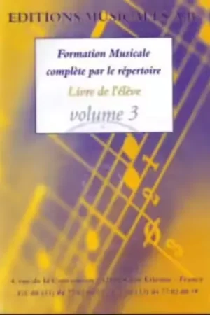 Remise supplémentaire - AB Formation Musicale Complete Par Le Répertoire Vol.3