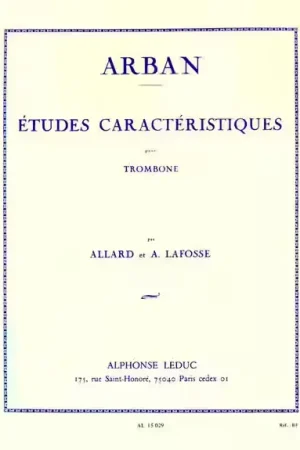 Leduc Arban - Etudes Caracteristiques | Très bien noté