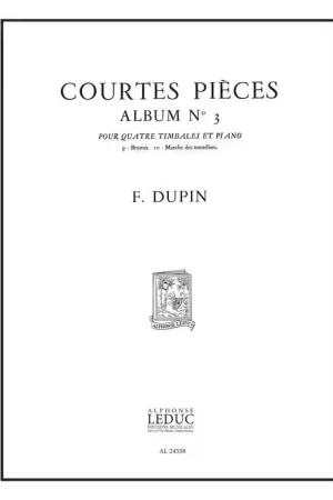 Nouveau lancement - Leduc Dupin François - Courtes Pieces Album N°3
