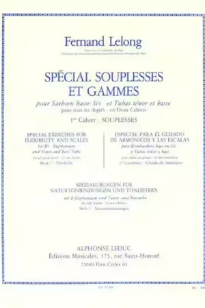 Livraison rapide - Leduc LELONG F. - SPECIAL SOUPLESSES ET GAMMES VOL.1 - TUBA