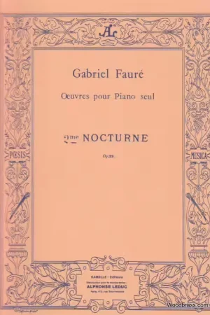 Leduc FAURE GABRIEL - NOCTURNE N°2 OP.33 - PIANO | Commandez dès aujourd'hui