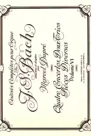 Leduc BACH J.S. - OEUVRES COMPLETES POUR ORGUE VOL.6 - Qualité supérieure