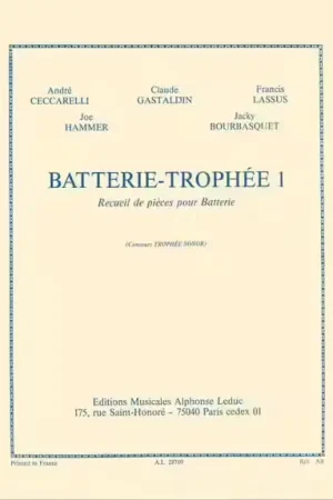 Leduc Batterie Trophee Vol.1 | Promo exceptionnelle
