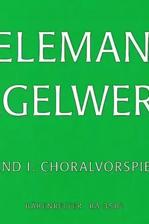 Direct fabricant - Barenreiter Telemann G.P. - Orgelwerke Vol.1 Choralvorspiele - Orgue