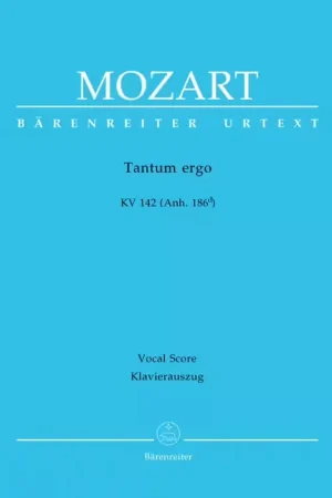 Barenreiter Moz W.A. - Tum Ergo Kv 142 (Anh. 186D) - Reduction Ch Piano | Stock presque épuisé
