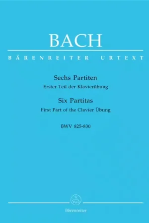 Jusqu'à épuisement des stocks - Barenreiter Bach J.S. - Six Partitas BWV 825-830 - Piano