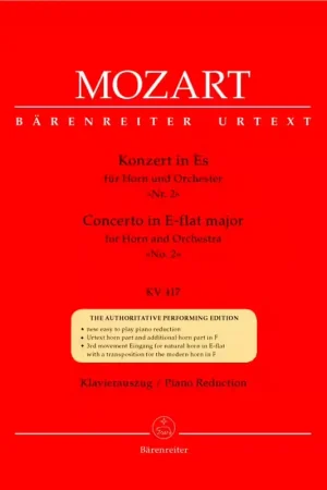 Barenreiter Moz W.A. - Concerto N°2 En Mib Majeur Kv 417 Pour Cor Et Orchestre - Cor Piano | Meilleur prix