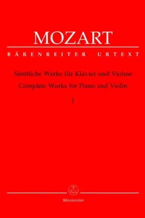 Haute qualité - Barenreiter Moz W.A. - Oeuvres Completes Vol.1 - Violon Piano