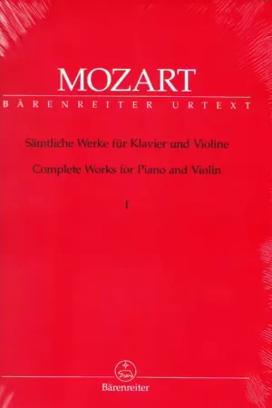 Barenreiter Moz W. A. - Moz W.A. - Oeuvres Completes Vol.2 - Violon Piano | Nouveau
