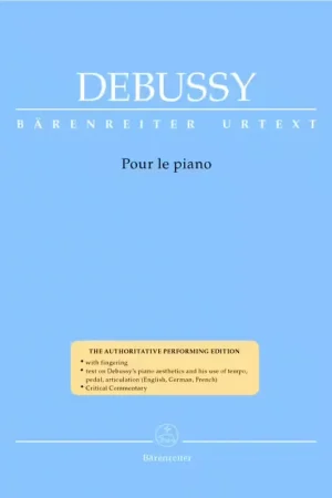 Déstockage | Barenreiter Debussy Claude - Pour Le Piano - Piano