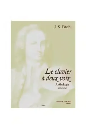 Offre exclusive | Combre Bach - Le Clavier À 2 Voix - Vol. A - Piano
