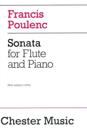 Chester Music Poulenc - Sonate Pour Flute et Piano - Meilleure vente