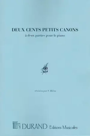 Durand Kunz - 200 Petits Canons - Piano - Tout juste ajouté