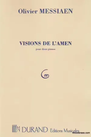 Durand Messiaen O. - Visions De L'amen - 2 Pianos | Prix avantageux