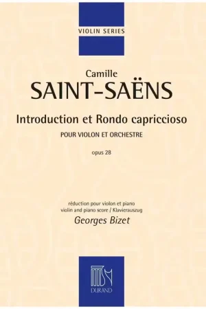 Très apprécié des clients | Durand SAINT SAENS C. - INTRODUCTION ET RONDO CAPRICCIOSO - VIOLON ET PIANO