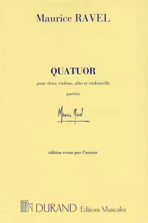 Prix avantageux | Durand Ravel M. - Quatuor A Cordes