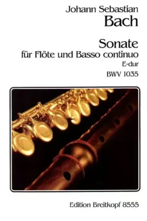 Edition Breitkopf J.S. - Sonate E-Dur Bwv 1035 - Flute Basse Continue - Plébiscité par les clients
