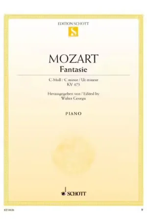 Schott Mozart - Fantasy C Minor K 475 - Piano | Économisez maintenant