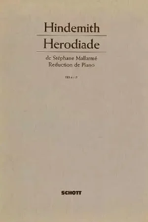 Schott Hindemith - Hérodiade - Orchestre - Tendance