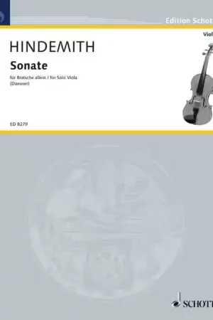 Schott Hindemith Paul - Viola Sonata (1937) | Prix usine