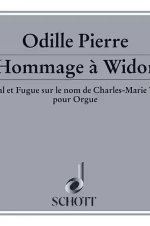 Nouveau chez nous | Schott Pierre - Hommage À Widor Op. 5 - Orgue