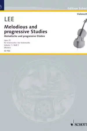 Prix choc | Schott Lee - Etudes Mélodiques et Progressives Op. 31 - Violoncelle