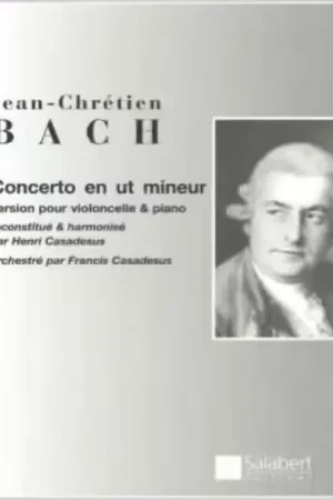 Salabert Bach J.C. - Concerto En Ut Mineur - Violoncelle et Piano - Offre bientôt terminée