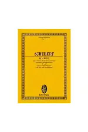 Stock limité - Eulenburg Schubert Franz - Quatuor A Cordes "la Jeune Fille et La Mort" Score