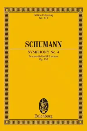 Prix mini | Eulenburg Schumann - Sinfonie No. 4 Ré Mineur Op. 120 - Orchestre