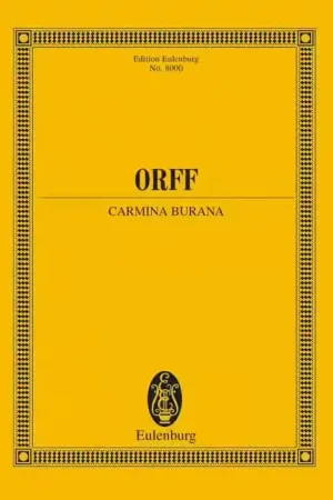 Fin de série - Eulenburg Orff - Carmina Burana - Soloists (Stbar) Choeur Mixte (Satb) Choeur Enf Et Orchestre