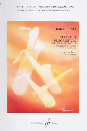 Billaudot 29 Études Progressives Très Faciles et Faciles Saxophone - Prati - Achetez dès maintenant