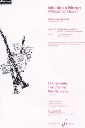 Billaudot Dangain Guy - Initiation A Mozart Vol.3 (etudes) - Clarinette | Liquidation