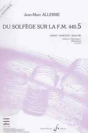Paiement sécurisé | Billaudot ALLERME JEAN-MARC - DU SOLFEGE SUR LA FM 440.5 CHANT / AUDITION / ANALYSE (PROF.)
