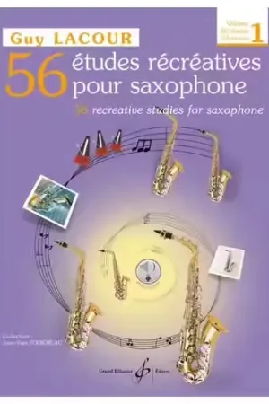 Billaudot 56 Études Récréatives Vol.1 Saxophone - Lacour | Très bien noté