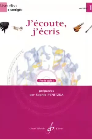 Prix choc | Billaudot Penitzka Sophie - J'Ecoute J'Ecris Vol.1 + Cd + Corriges - Livre De L'Eleve