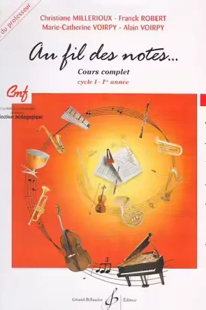 Offre spéciale | Billaudot Divers Auteurs - Au Fil Des Notes Volume 1 - Livre Du Professeur