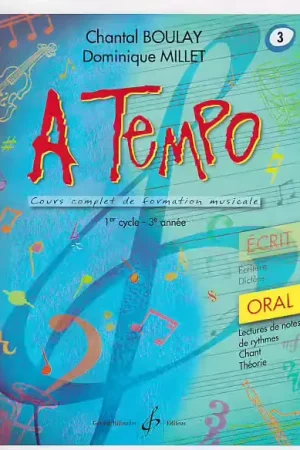 Préféré des clients - Billaudot A Tempo : Oral Vol.3- Boulay, Millet