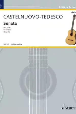 Nouveau - Schott CASTELNUOVO-TEDESCO M.- SONATE IN D MAJOR - GUITAR