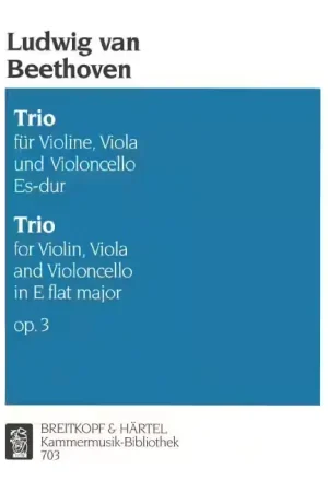 Super prix - Edition Breitkopf Beethoven - Streichtrio ES-dur Op. 3