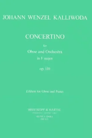 Edition Breitkopf Kalliwoda - Concertino F-dur Op. 110 - Hautbois et Piano - Nouveauté