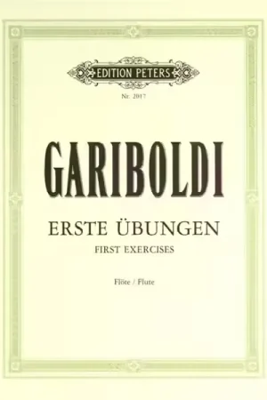 Offre exclusive | Edition Peters Gariboldi - 58 First Exercises - Flute