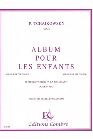 Combre Album pour les enfants Op.39 - Satisfait ou remboursé