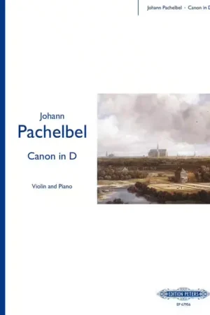 Produit tendance | Edition Peters PACHELBEL JOHANN - CANON IN D - VIOLIN AND PIANO